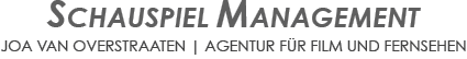 Logo SCHAUSPIEL MANAGEMENT - JOA VAN OVERSTRAATEN